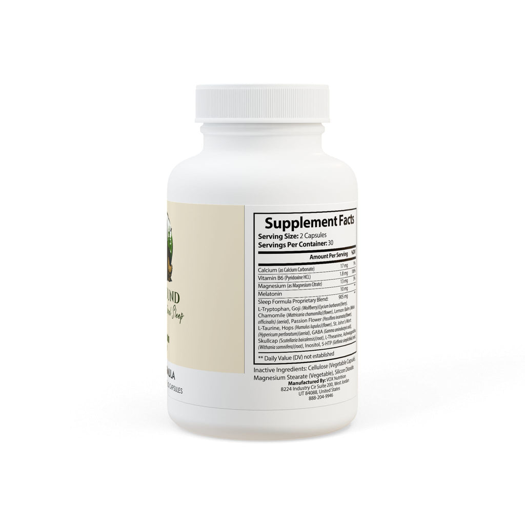 WildBound Sleep Complex Supplement (60 Capsules) - Hidden Realm Essentials