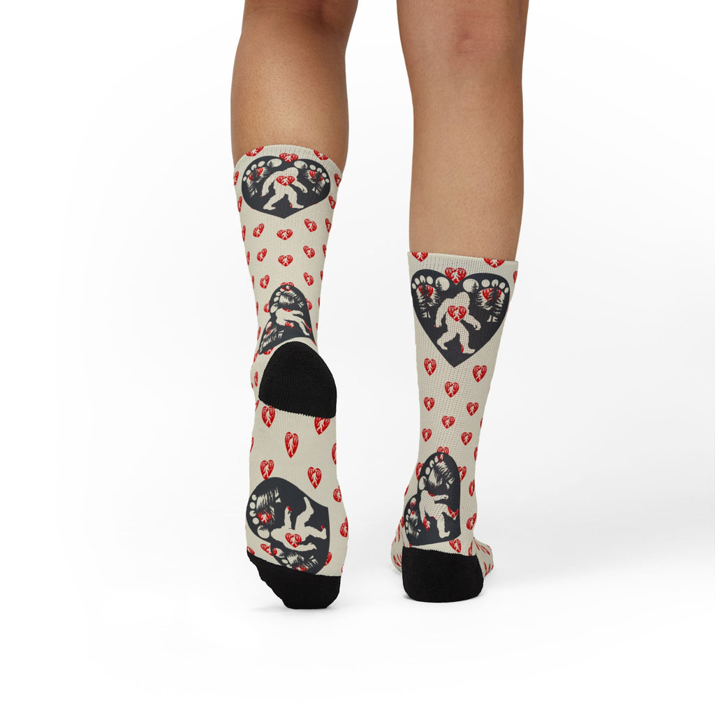 Heart of the Wild – Bigfoot Romance Crew Socks