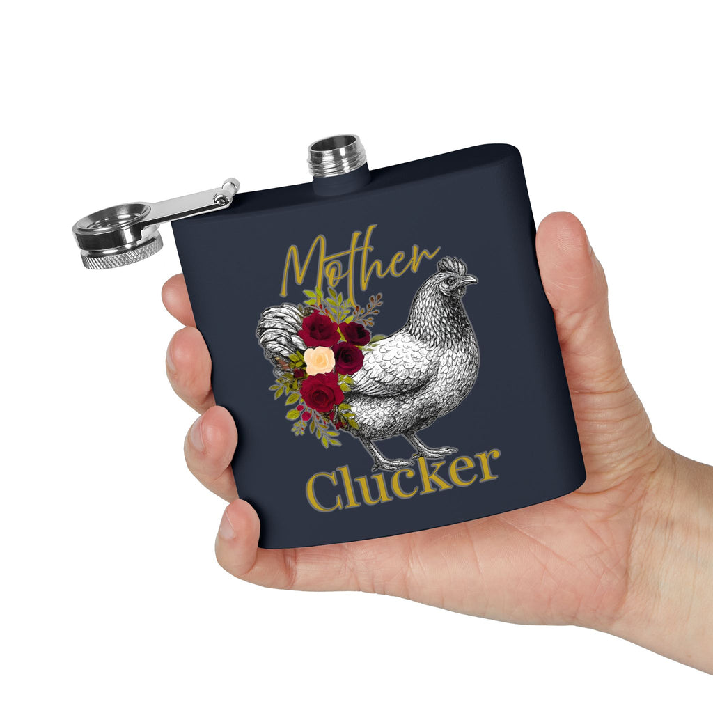 Mother Clucker – Stainless Steel Flask