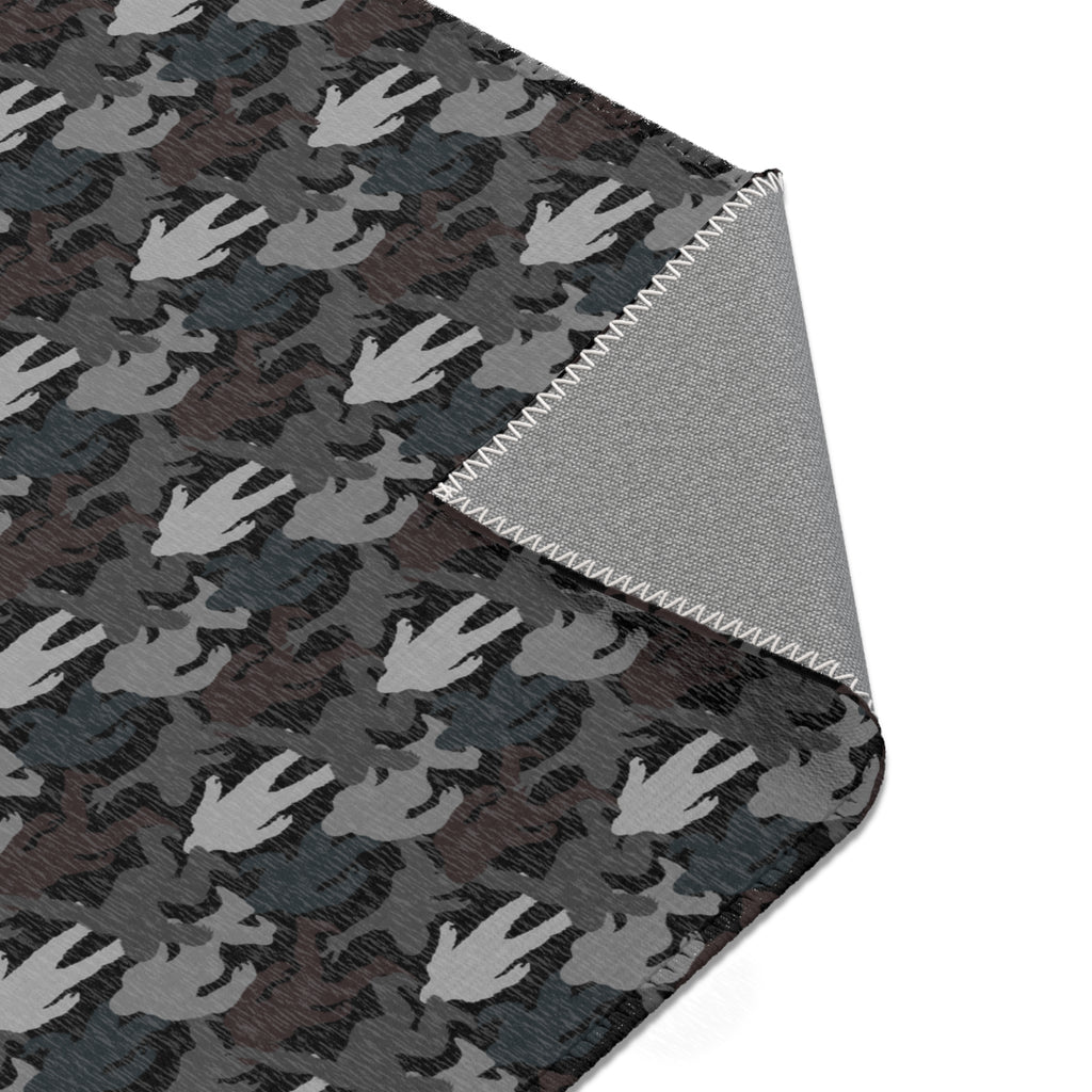 Shadow Stalker Camo – Woven Chenille Rug