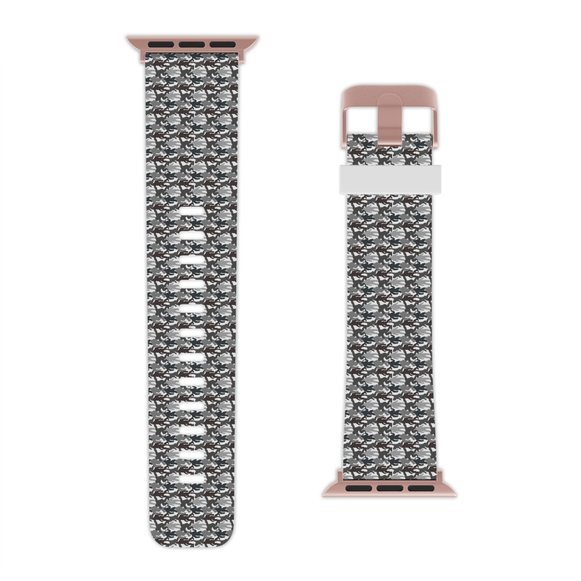 Shadow Stalker Camo – Stealth Edition Watch Band in white