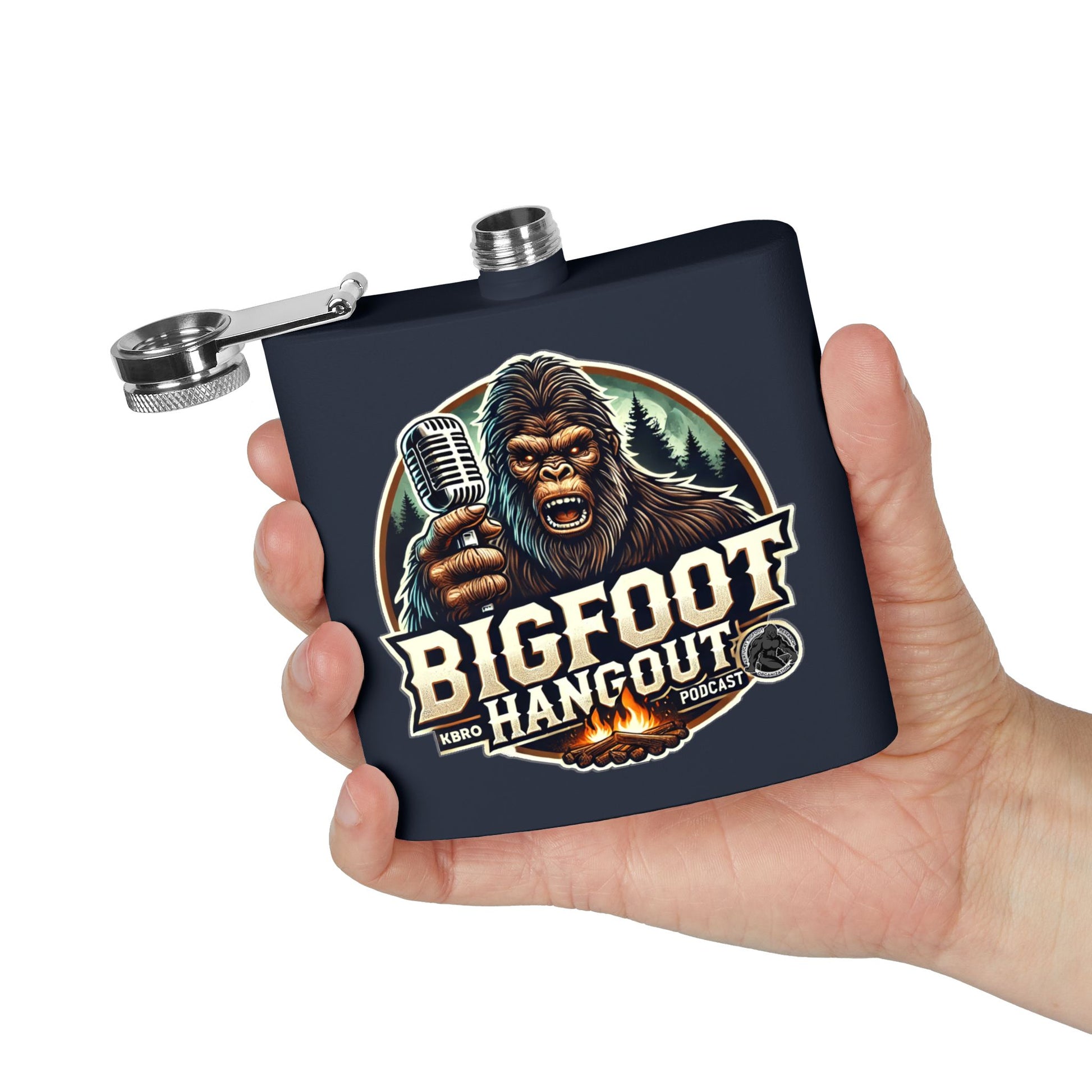 The Bigfoot Hangout – Stainless Steel Flask