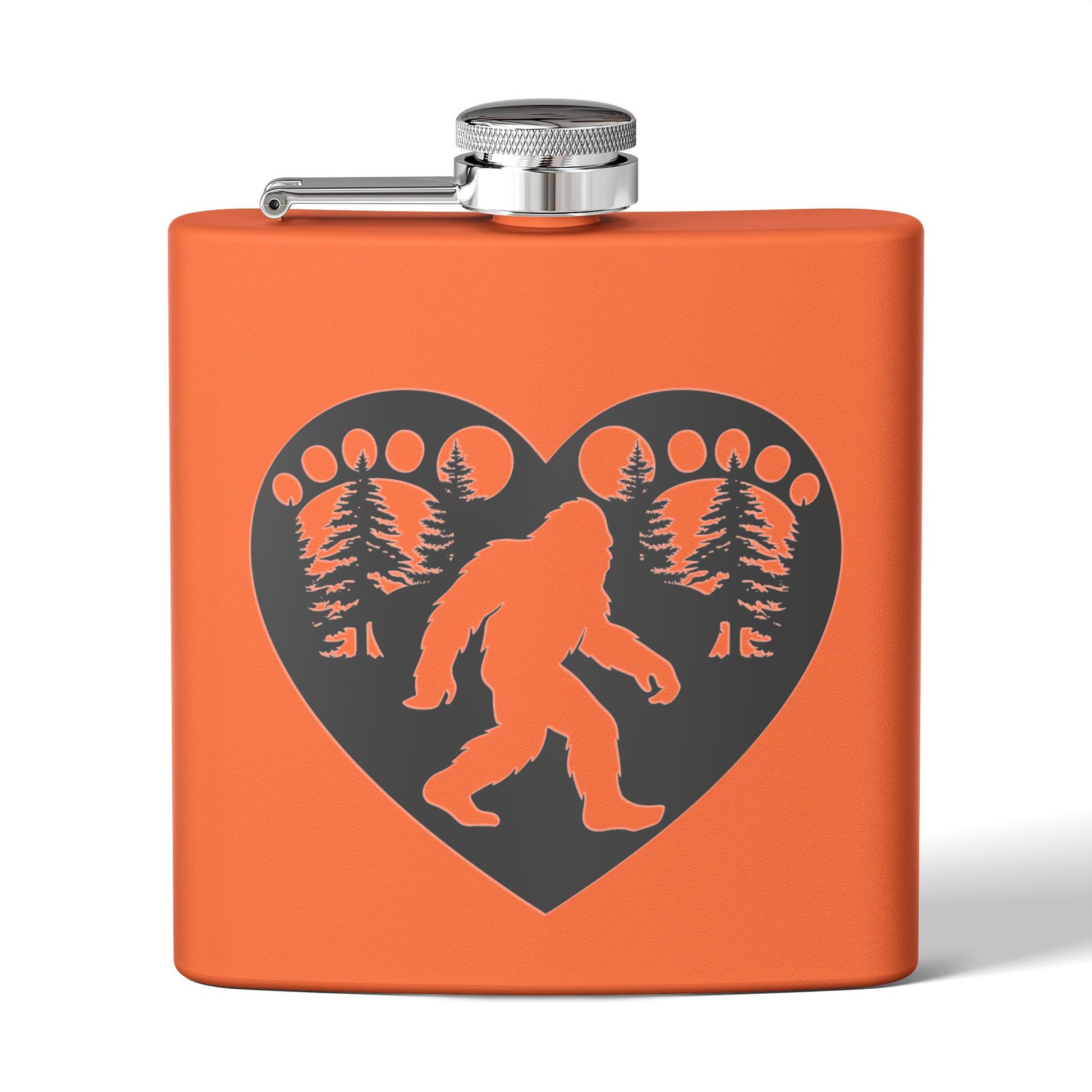 Dark Heart of the Wild – Bigfoot Love Stainless Steel Flask