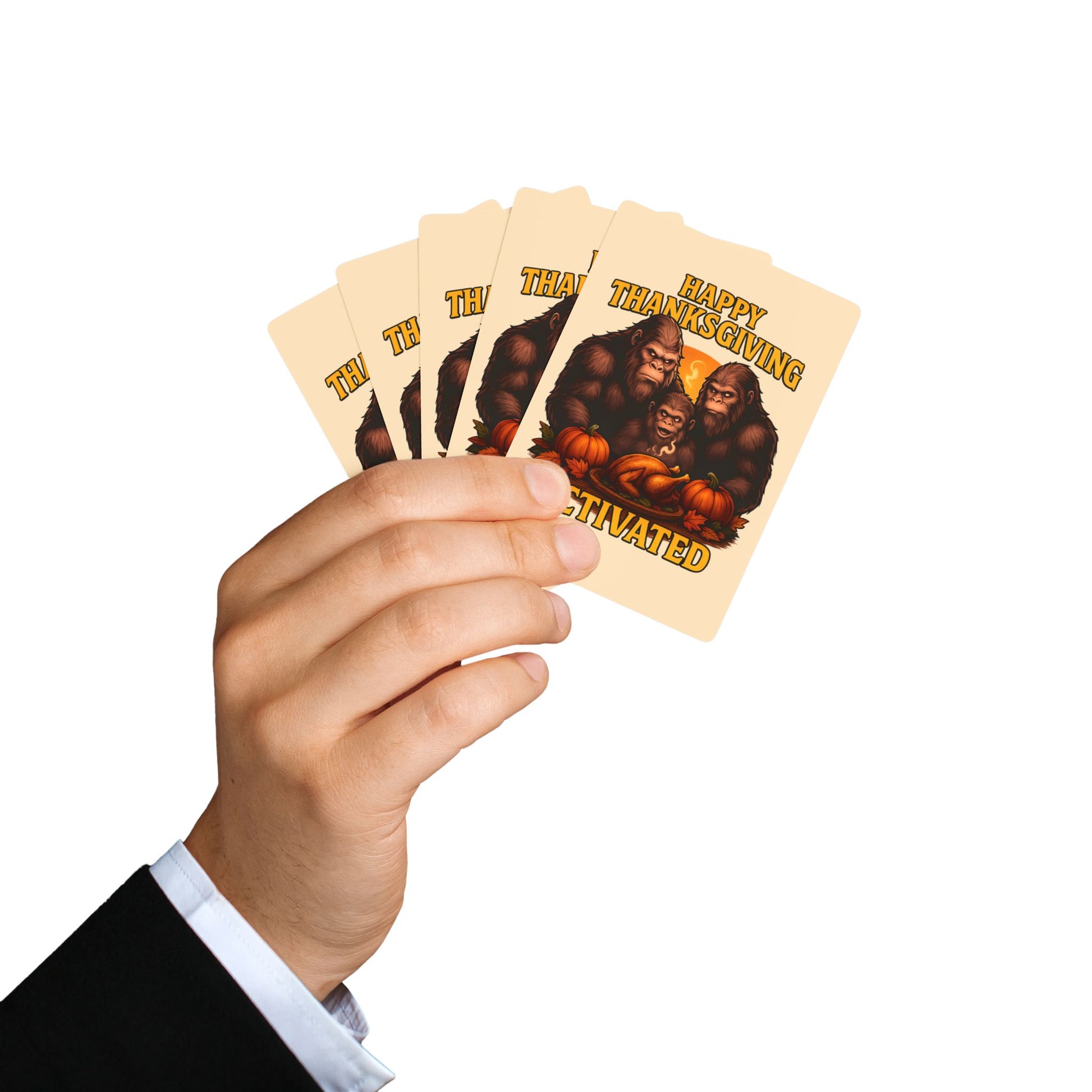 Thanksgiving Poker Playing Cards