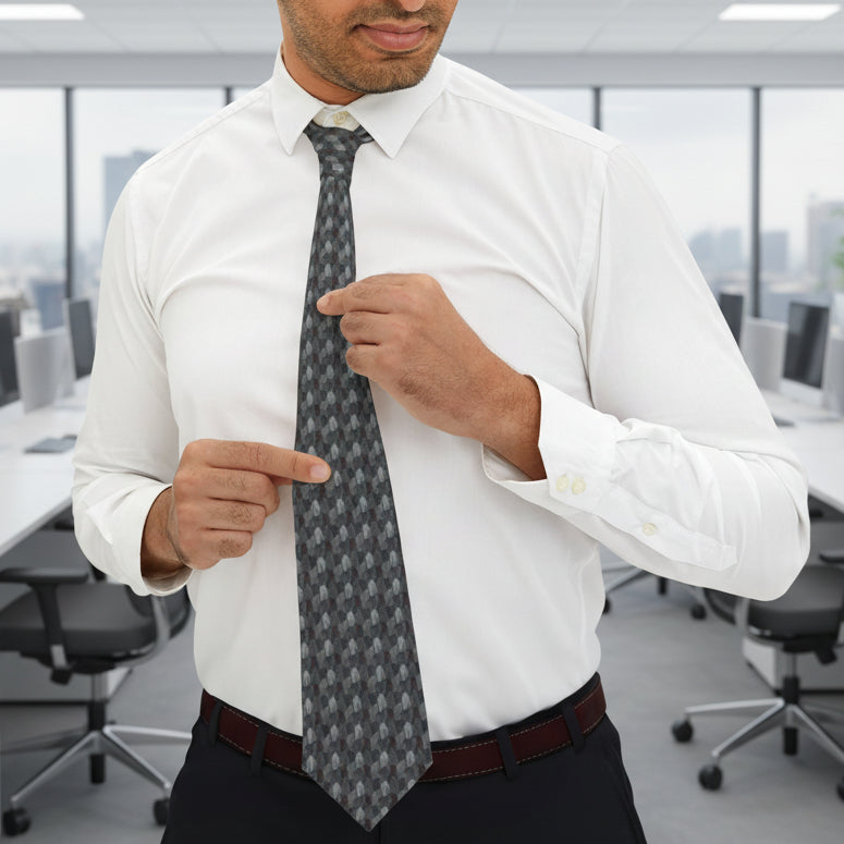 Shadow Stalker Camo – Satin Necktie