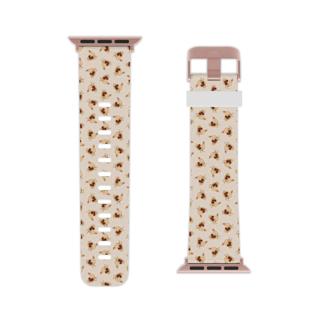 Mother Clucker Boom – Vibrant Feather Watch Band
