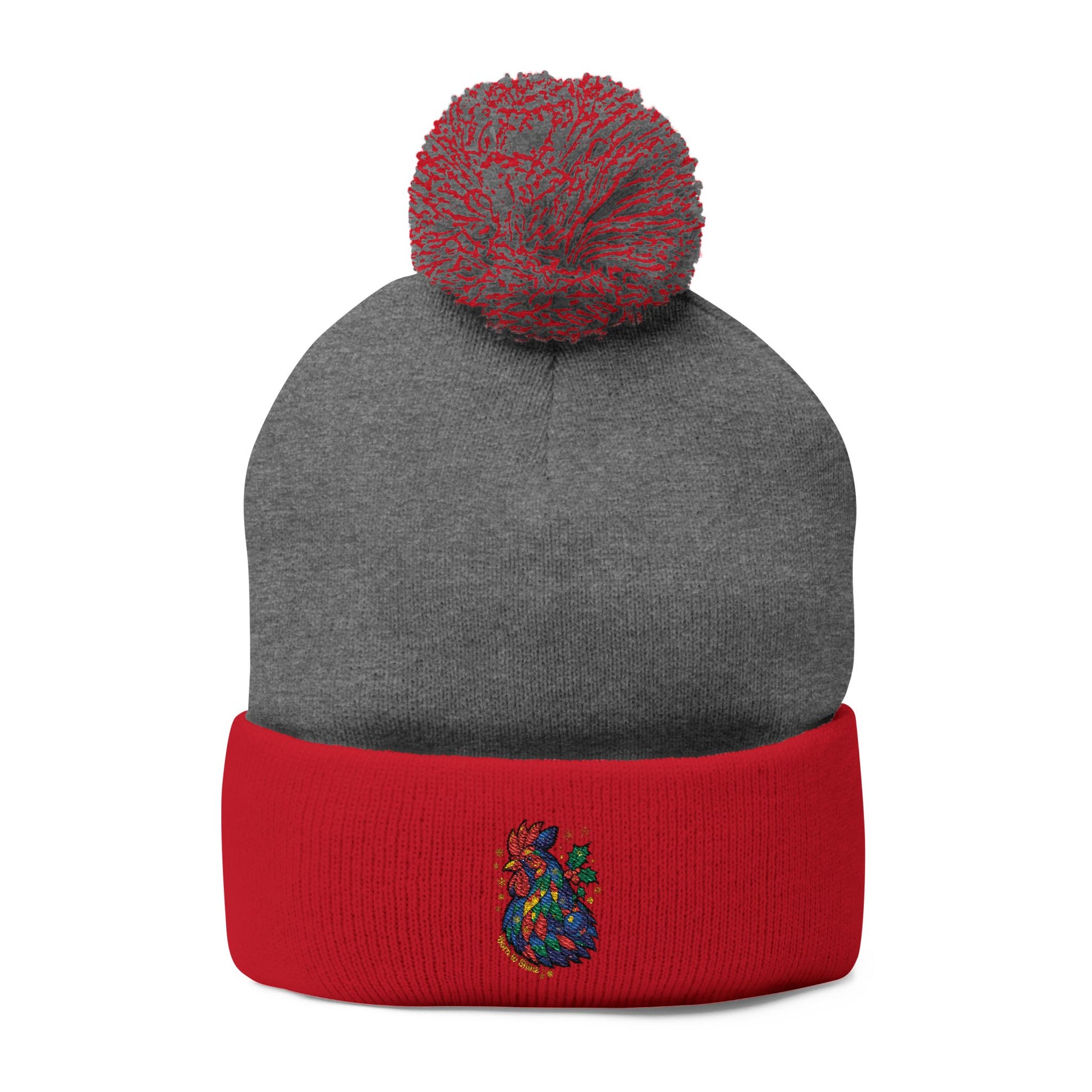 Born to Shine – Cozy Pom Knit Beanie