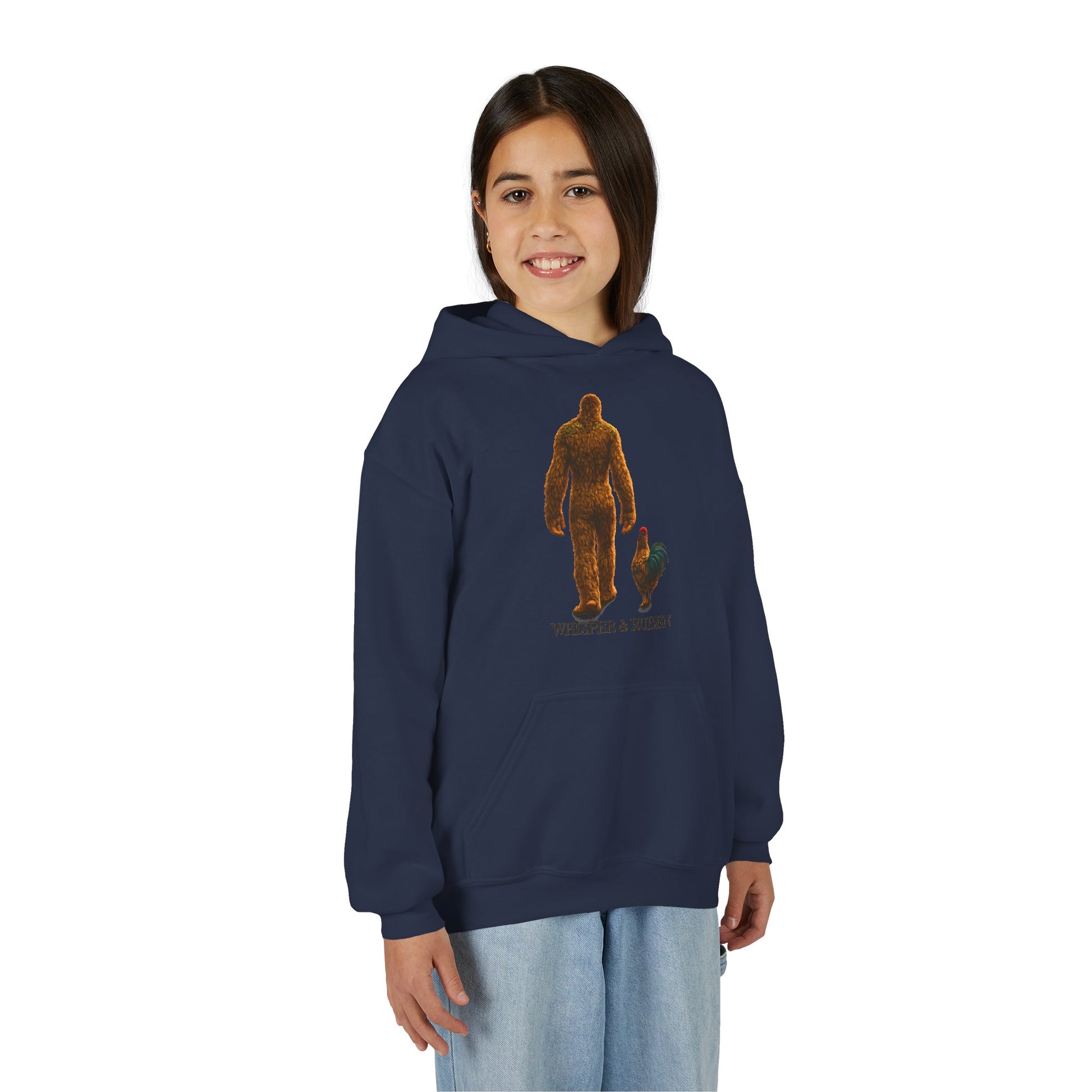 Whisper & Ruben Youth Heavy Blend Hooded Sweatshirt