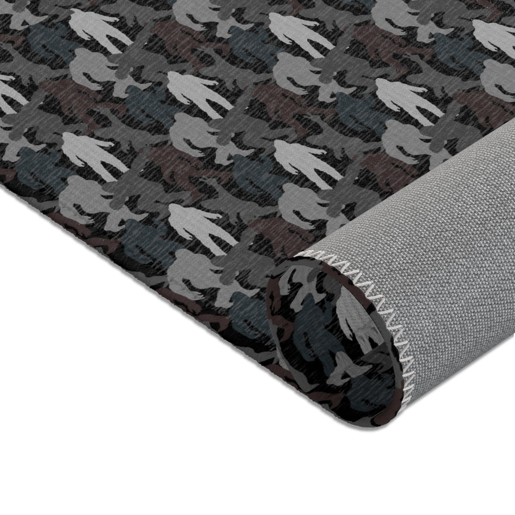 Shadow Stalker Camo – Woven Chenille Rug