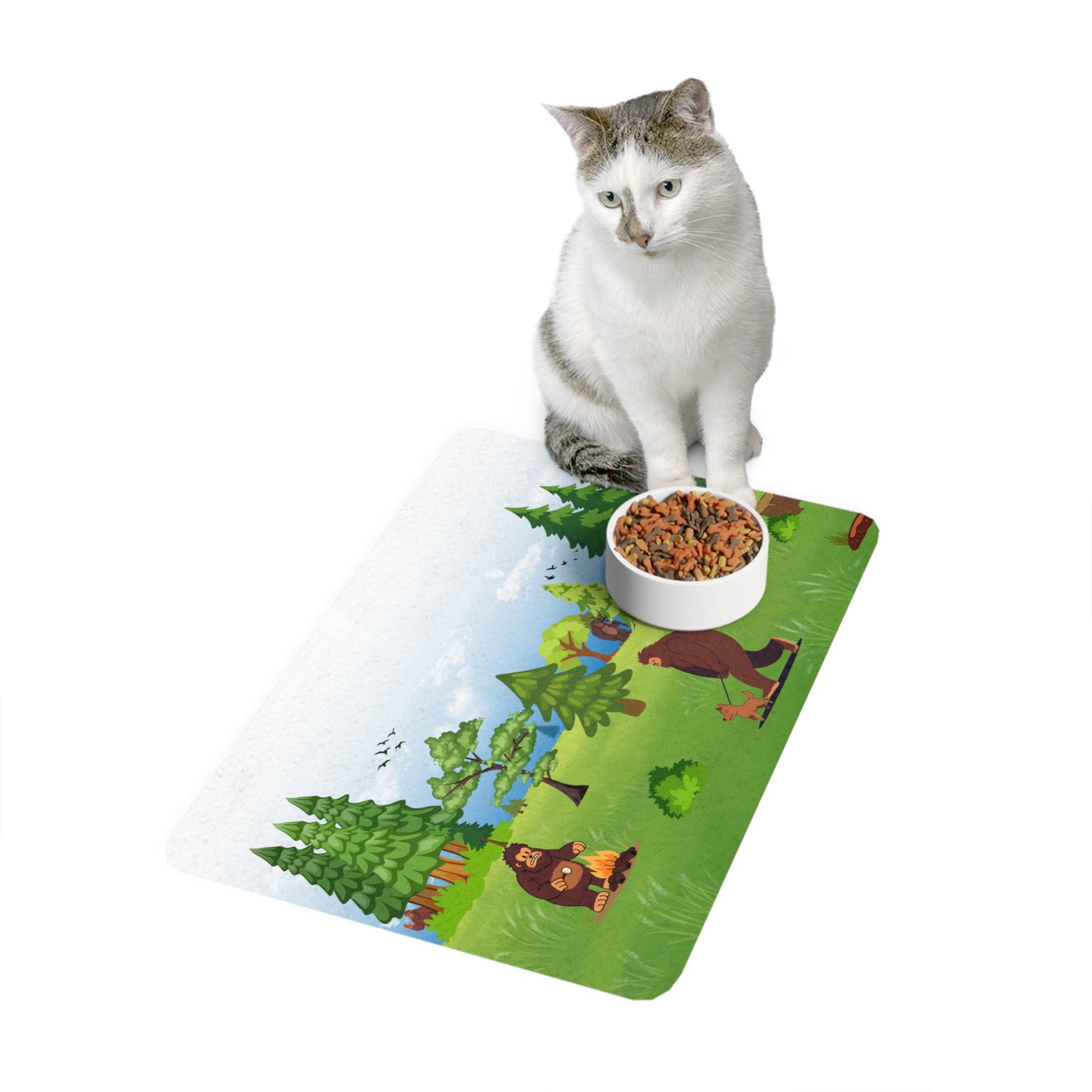 Bigfoot Adventure Pet Food Mat