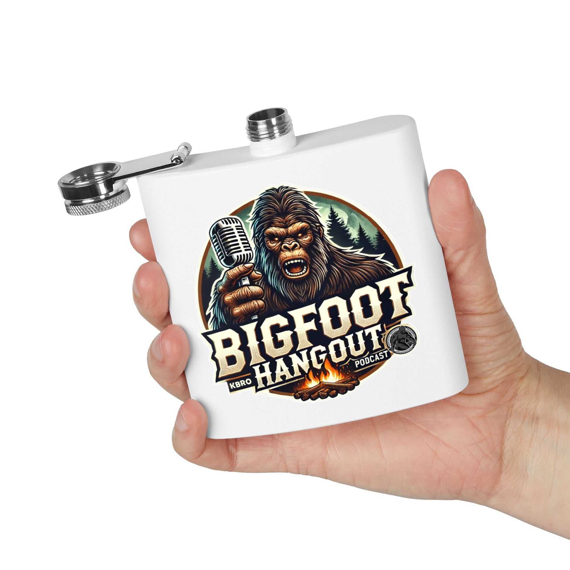 The Bigfoot Hangout – Stainless Steel Flask