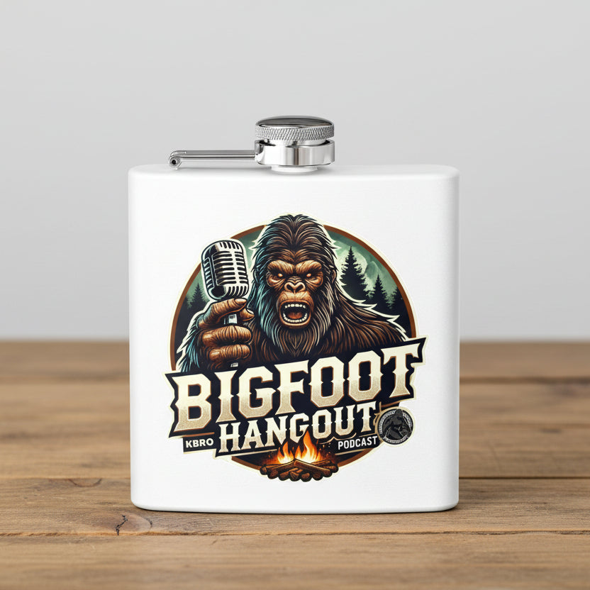 The Bigfoot Hangout – Stainless Steel Flask