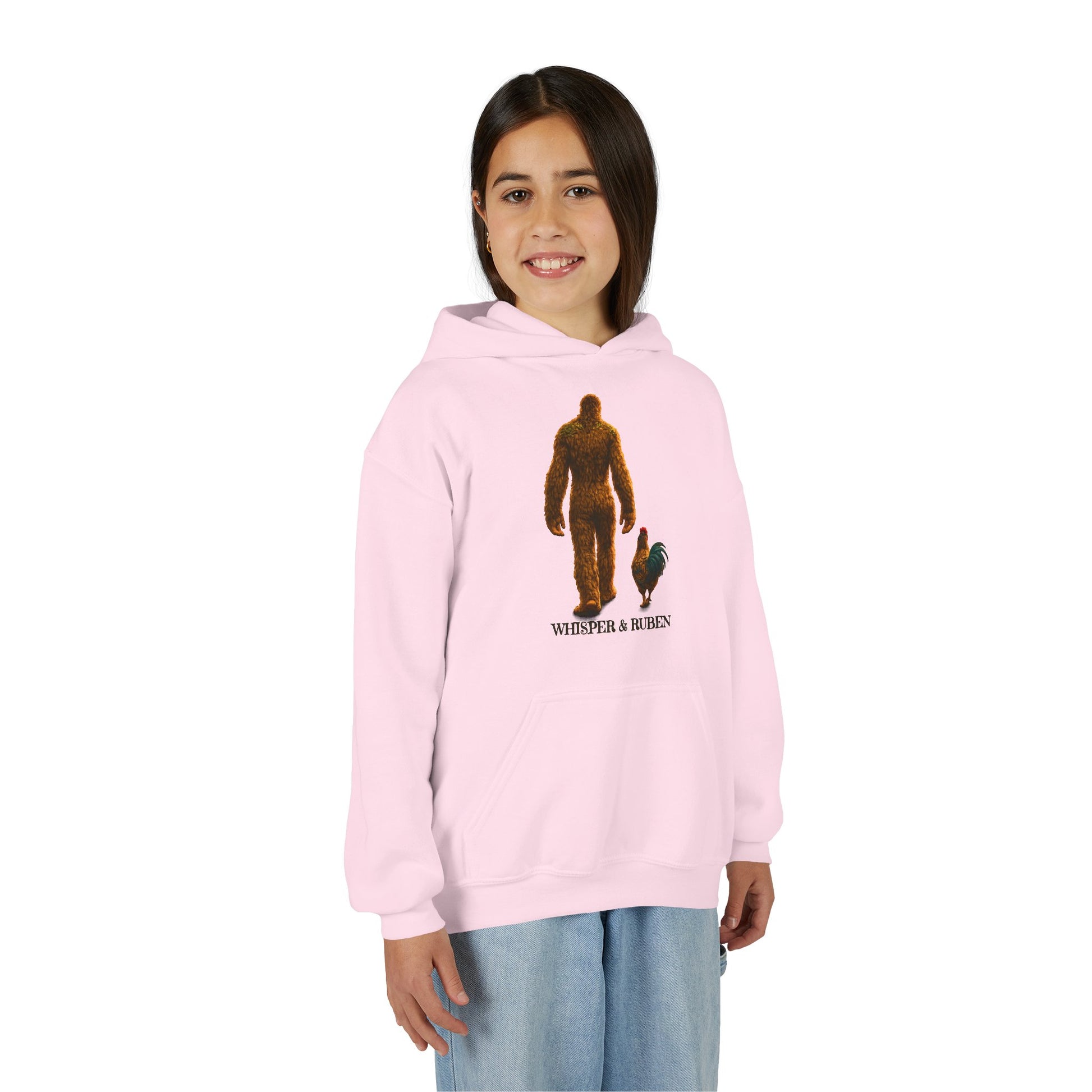 Whisper & Ruben Youth Heavy Blend Hooded Sweatshirt