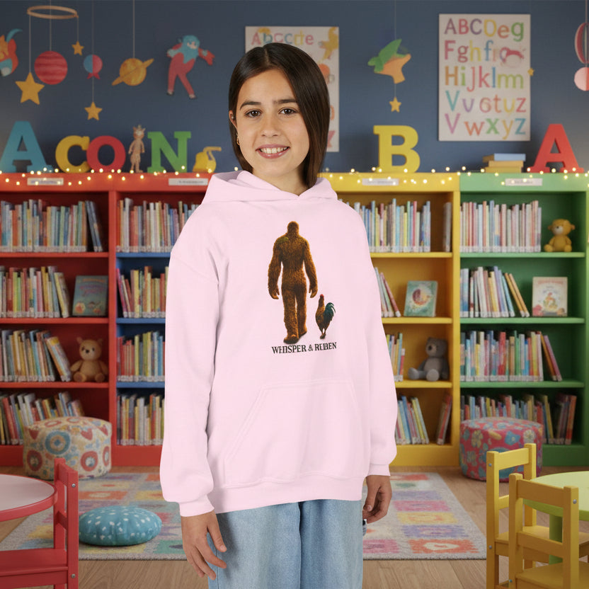 Whisper & Ruben Youth Heavy Blend Hooded Sweatshirt
