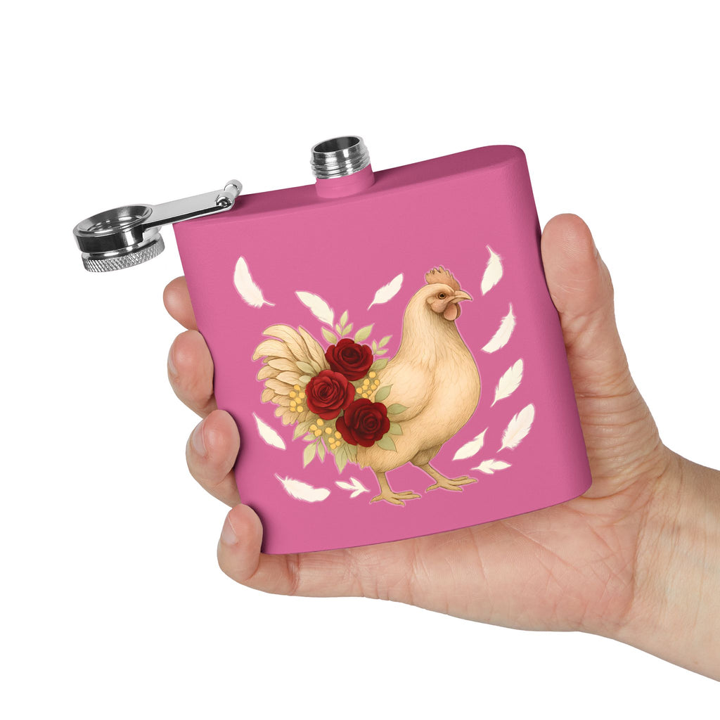 Mother Clucker Bloom – Stainless Steel Flask