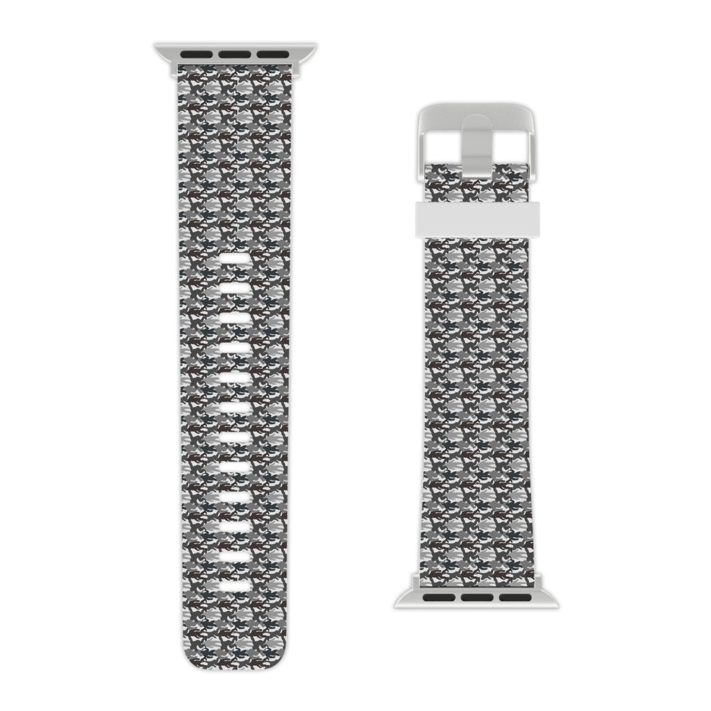 Shadow Stalker Camo – Stealth Edition Watch Band in white