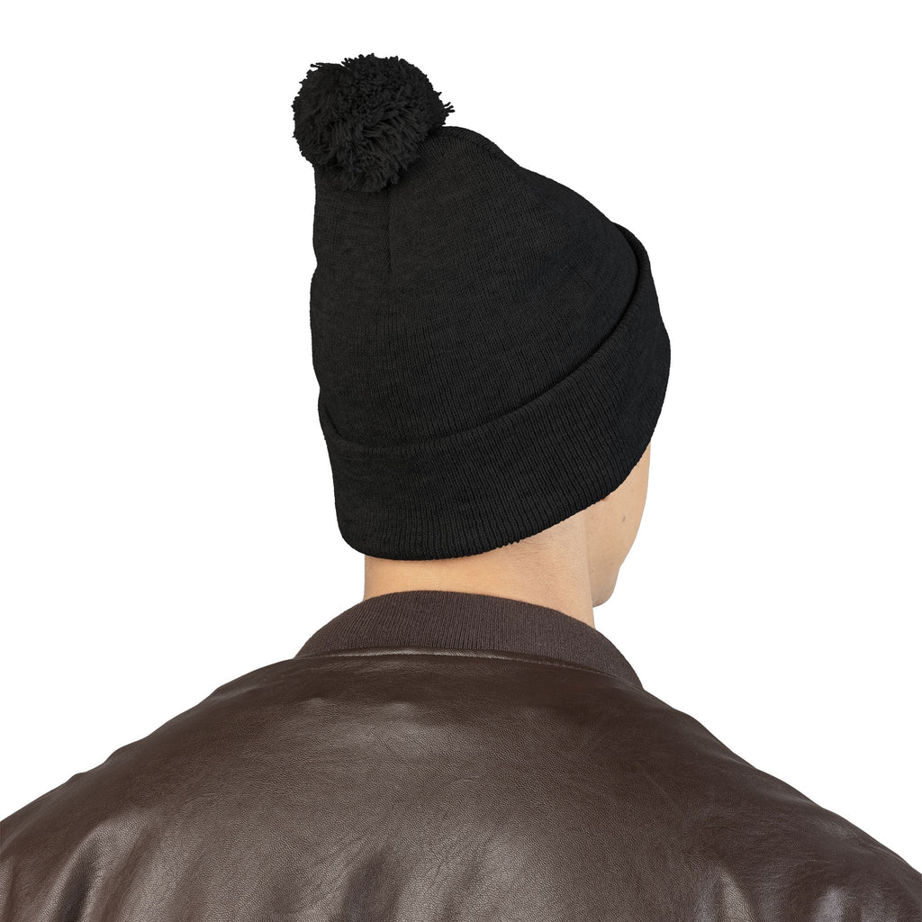 Born to Shine – Cozy Pom Knit Beanie