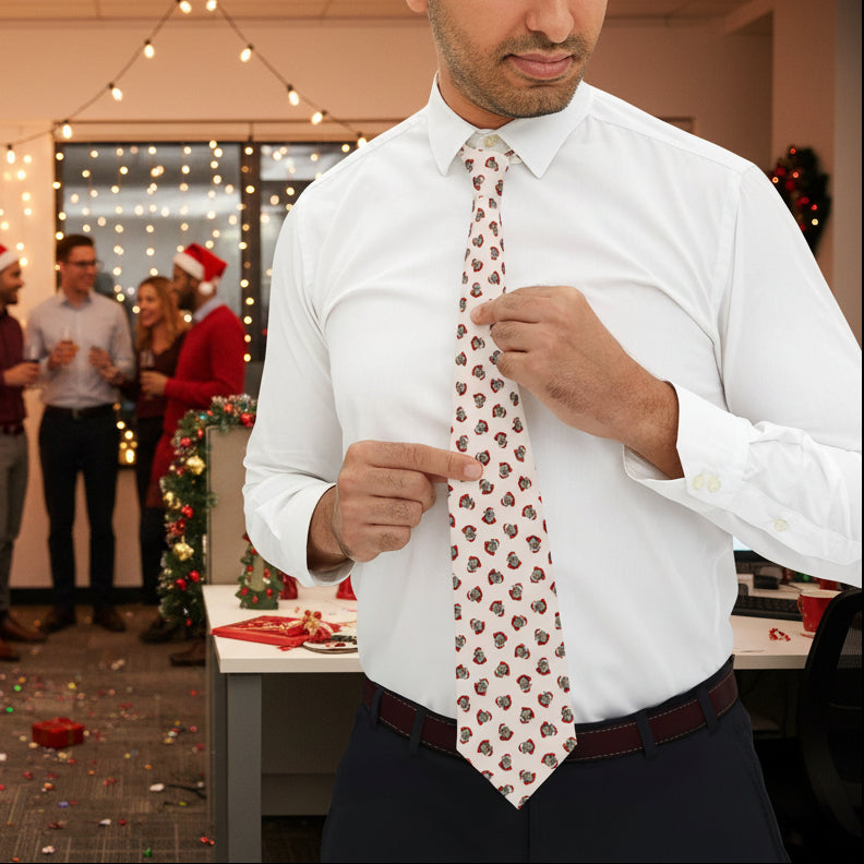 Santa Squatch – Holiday Necktie