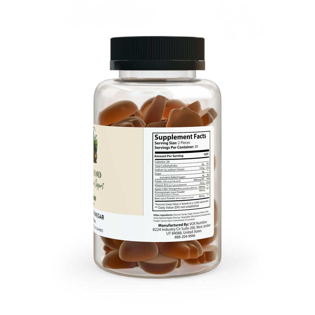 WildBound Apple Cider Vinegar Gummies (60 Gummies) - Hidden Realm Essentials