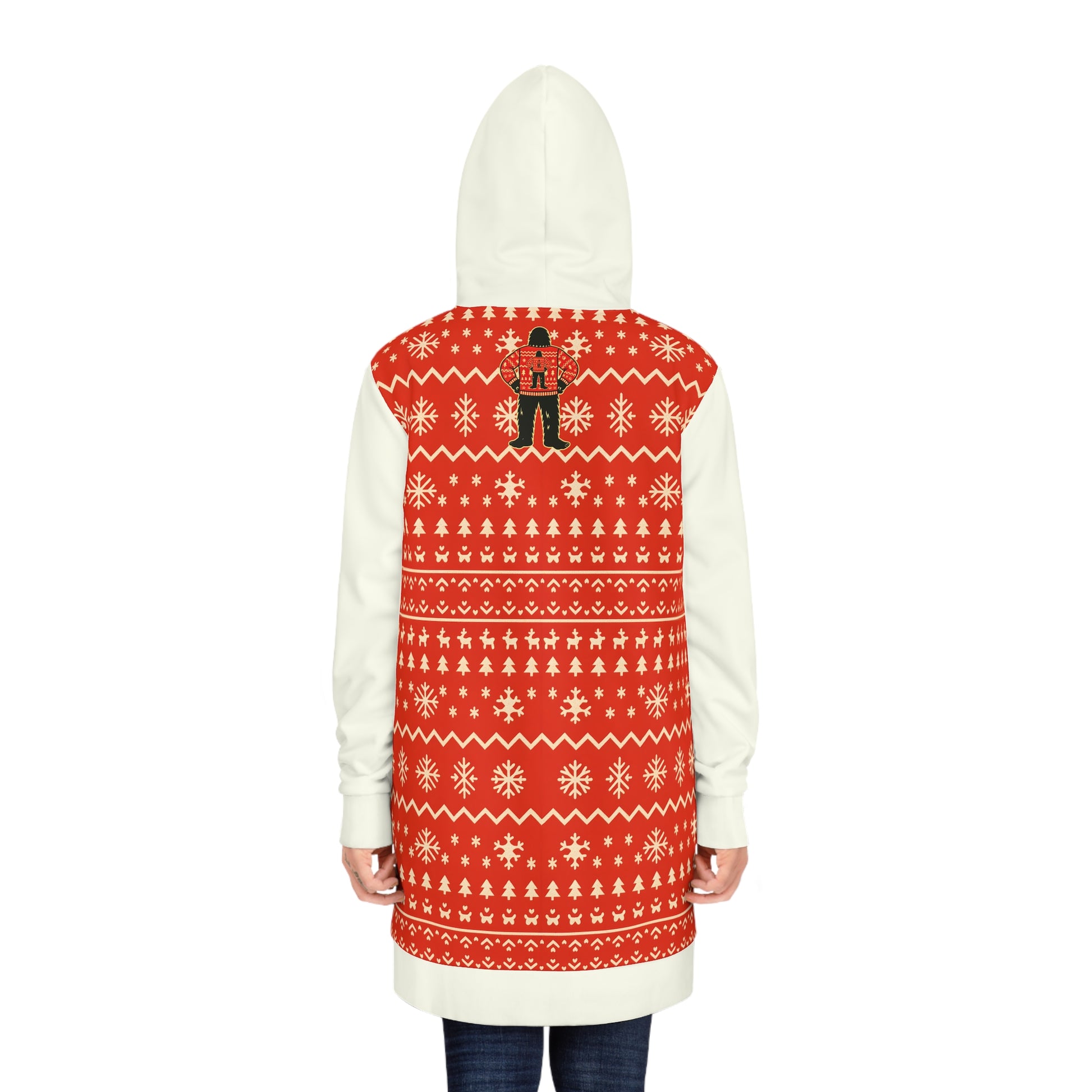 Bigfoots Ugly Christmas Sweater – Women’s Hoodie Dress