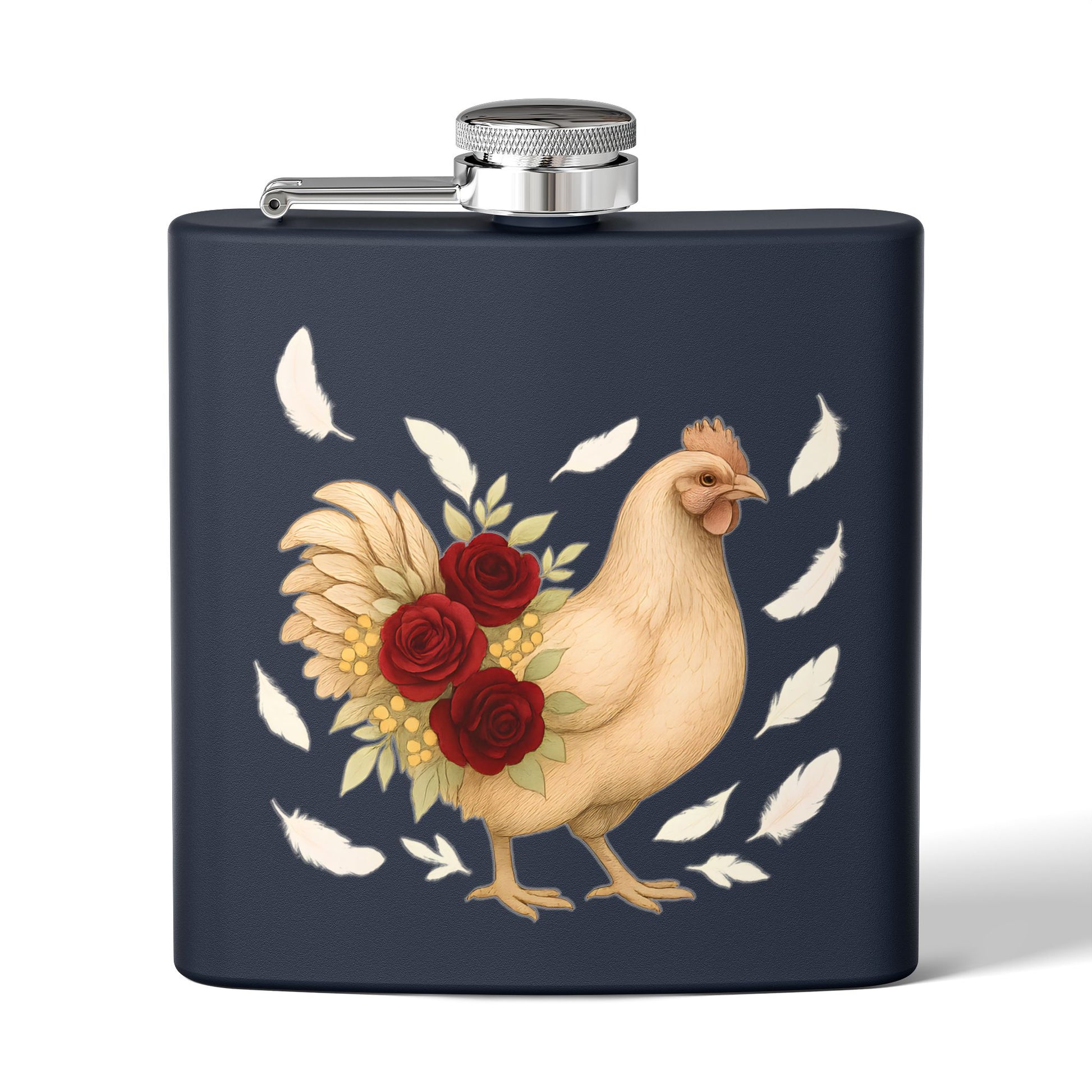 Mother Clucker Bloom – Stainless Steel Flask