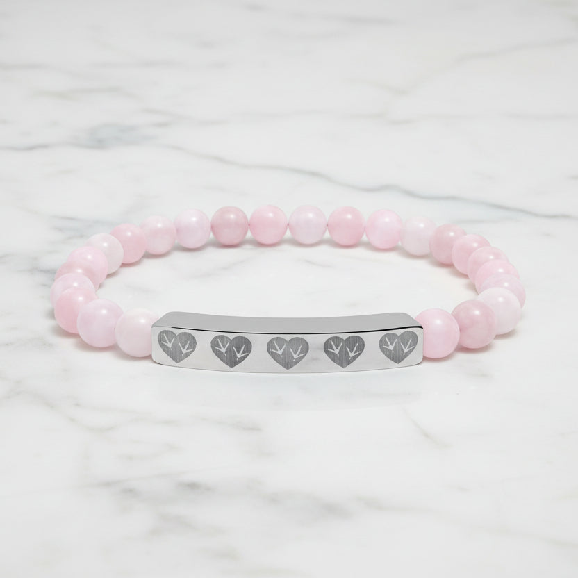 Heart of the Coop Natural Stone Bracelet