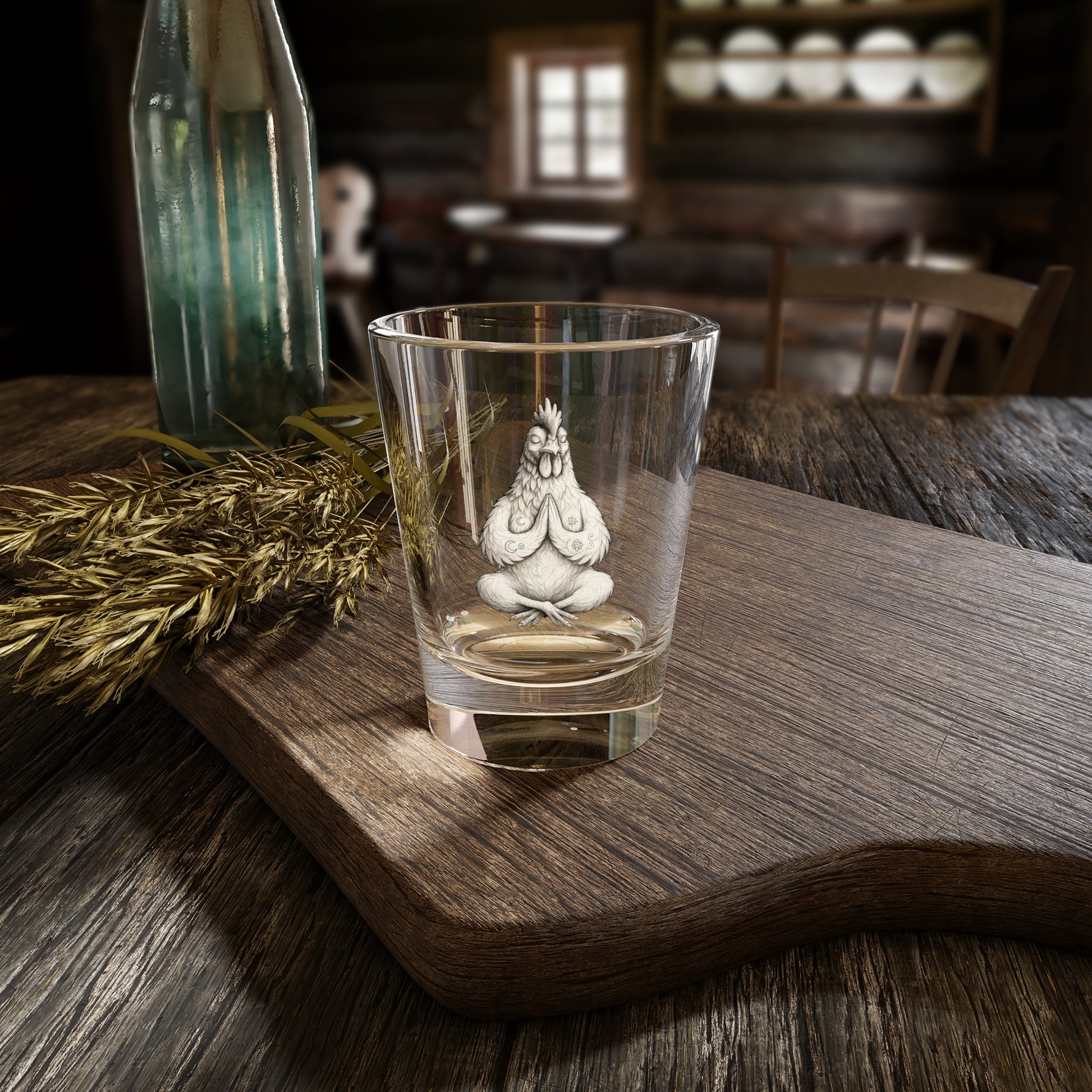 The Zen Hen Shot Glass