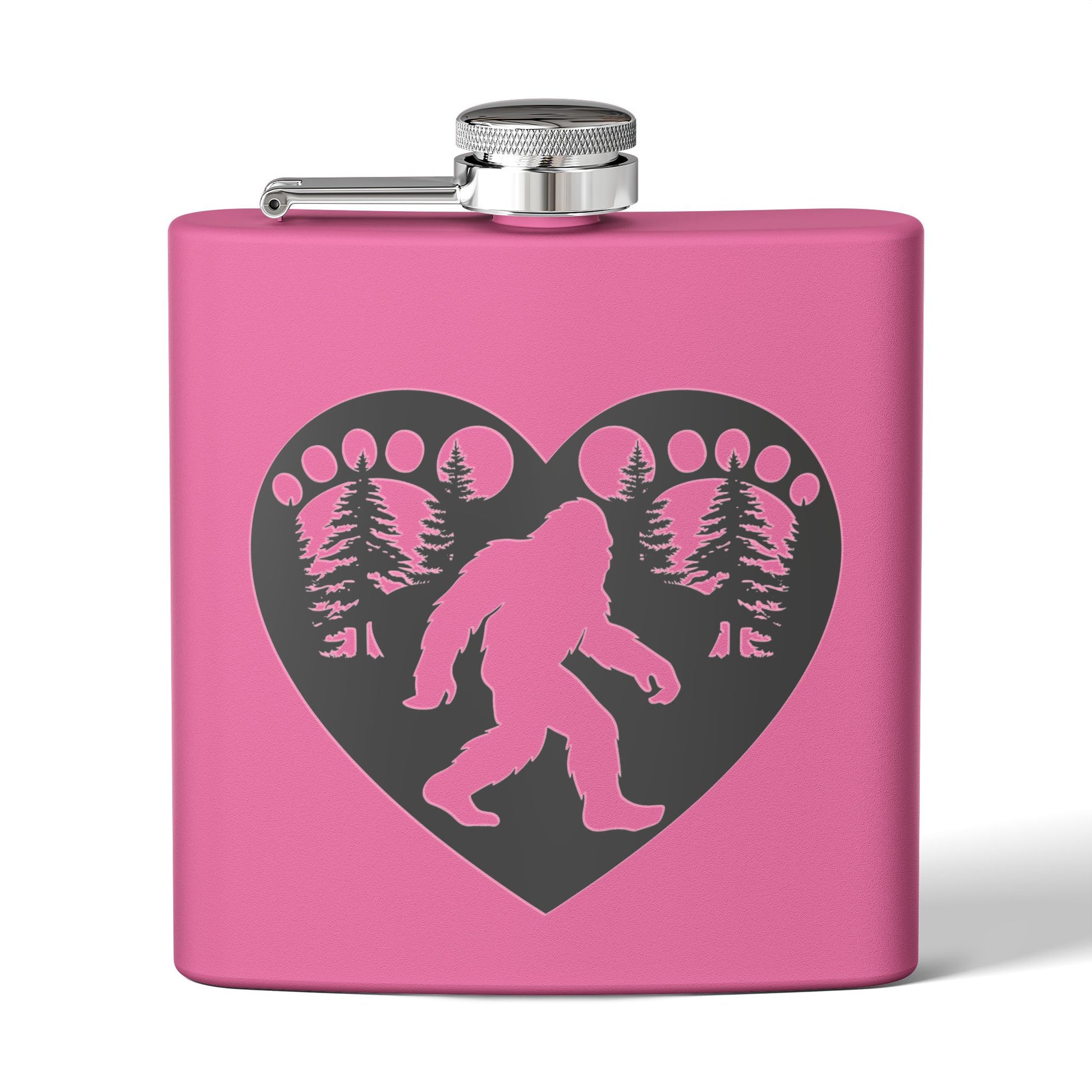 Dark Heart of the Wild – Bigfoot Love Stainless Steel Flask