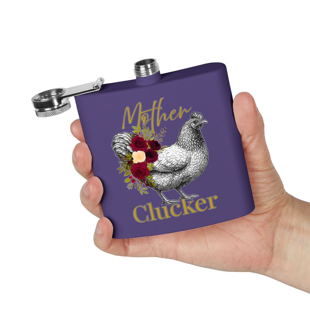 Mother Clucker – Stainless Steel Flask