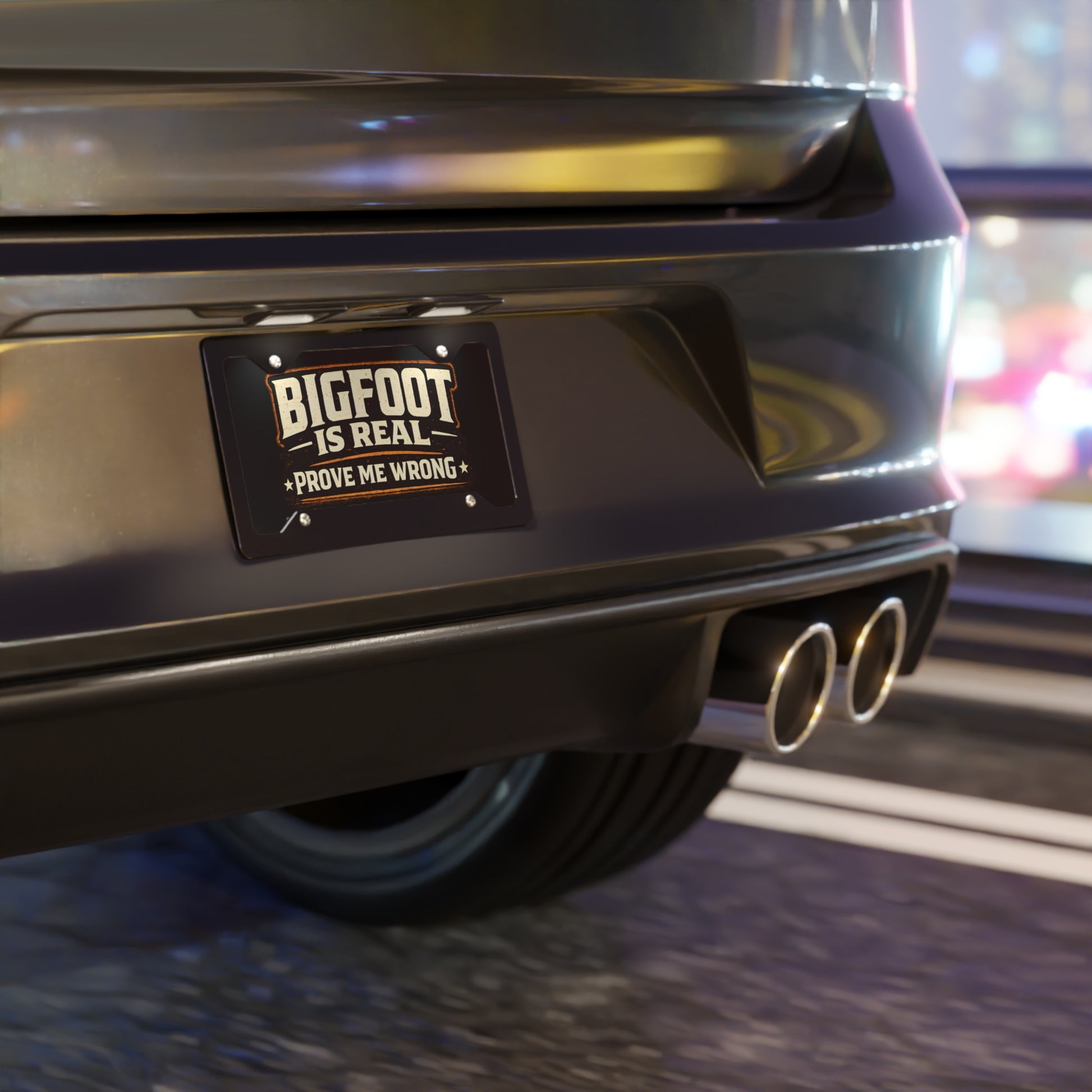 Bigfoot Is Real Vanity Plate