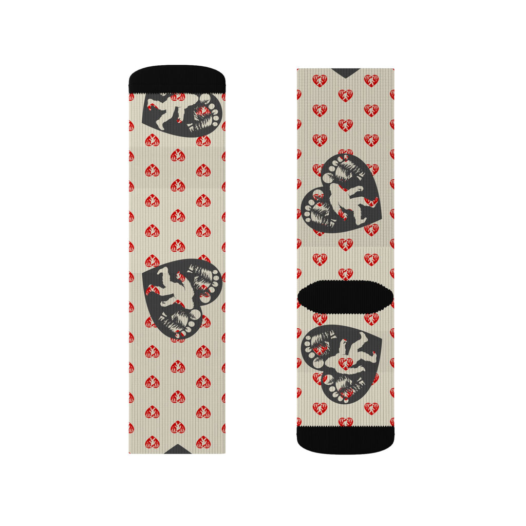 Heart of the Wild – Bigfoot Romance Crew Socks
