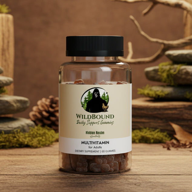 WildBound Multivitamin Gummies for Adults (60 Gummies) - Hidden Realm Essentials