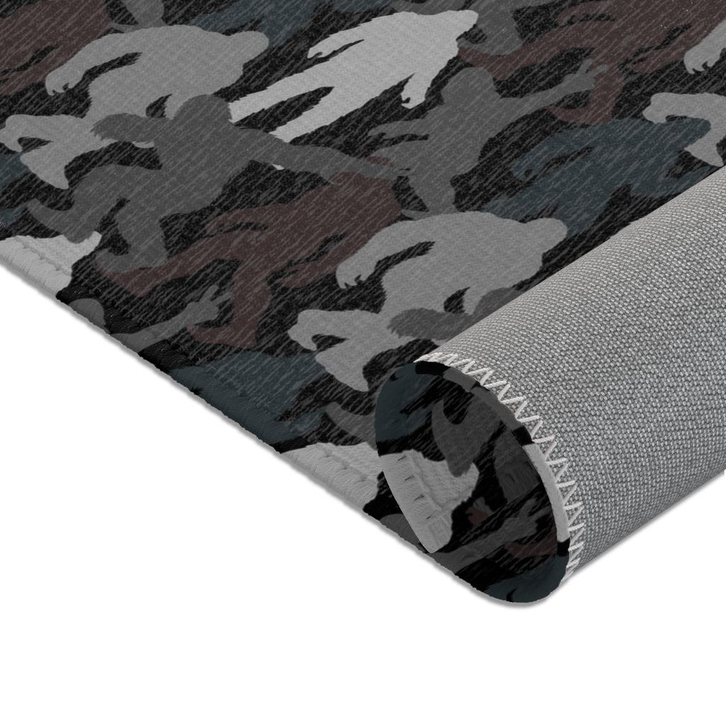 Shadow Stalker Camo – Woven Chenille Rug