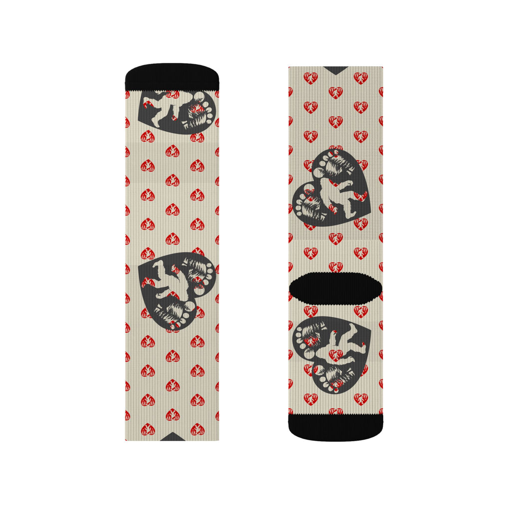 Heart of the Wild – Bigfoot Romance Crew Socks