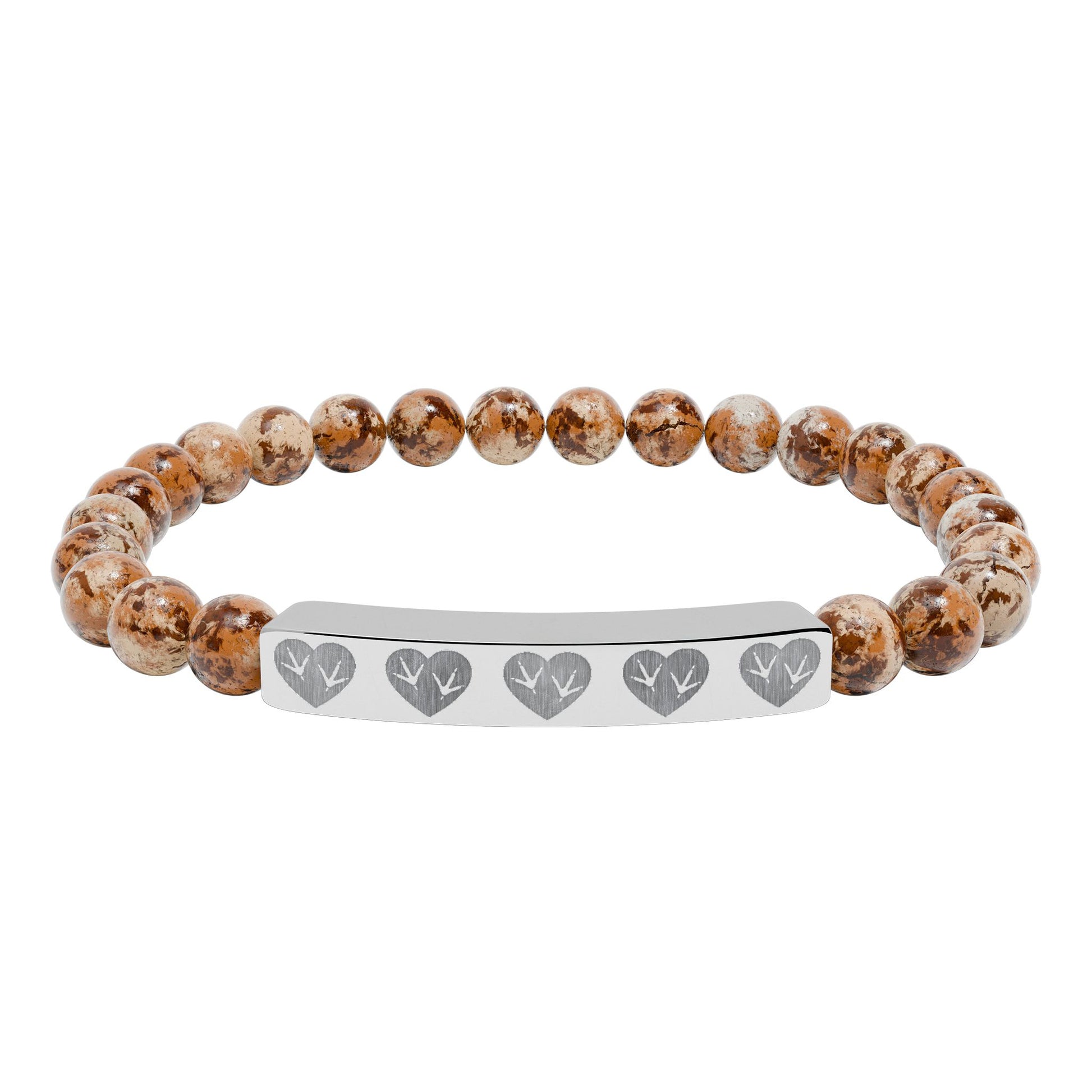 Heart of the Coop Natural Stone Bracelet