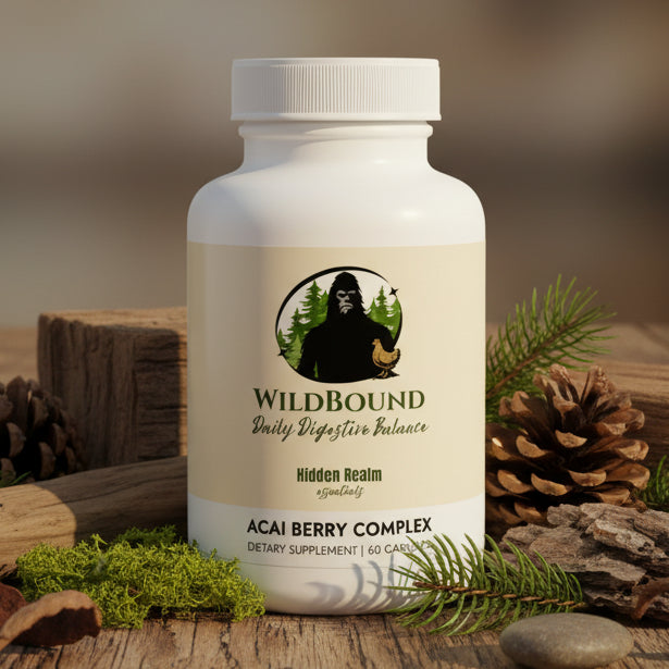 WildBound Acai Berry Complex Supplement (60 Capsules) - Hidden Realm Essentials