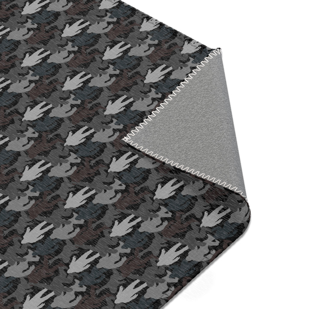 Shadow Stalker Camo – Woven Chenille Rug