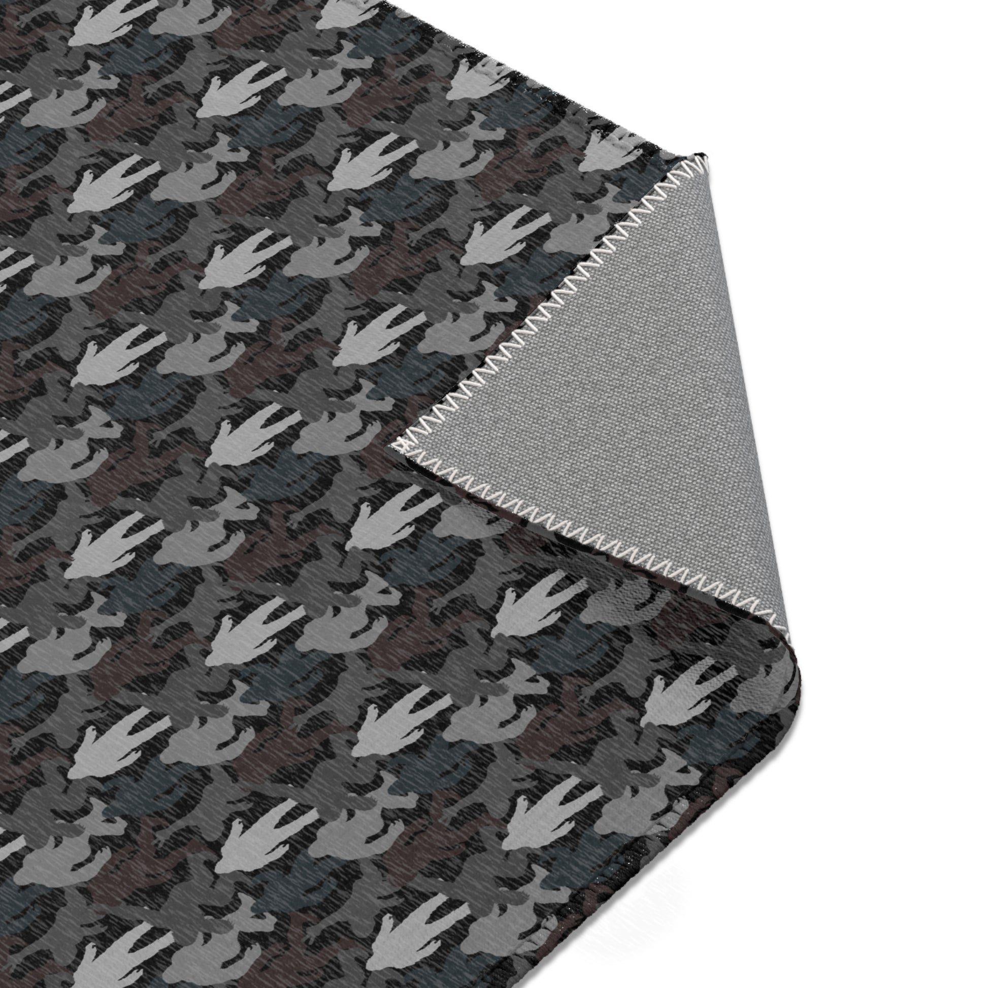 Shadow Stalker Camo – Woven Chenille Rug