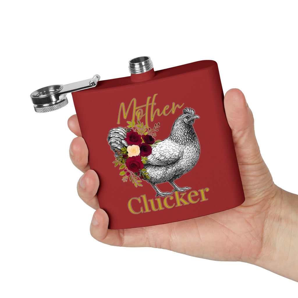Mother Clucker – Stainless Steel Flask