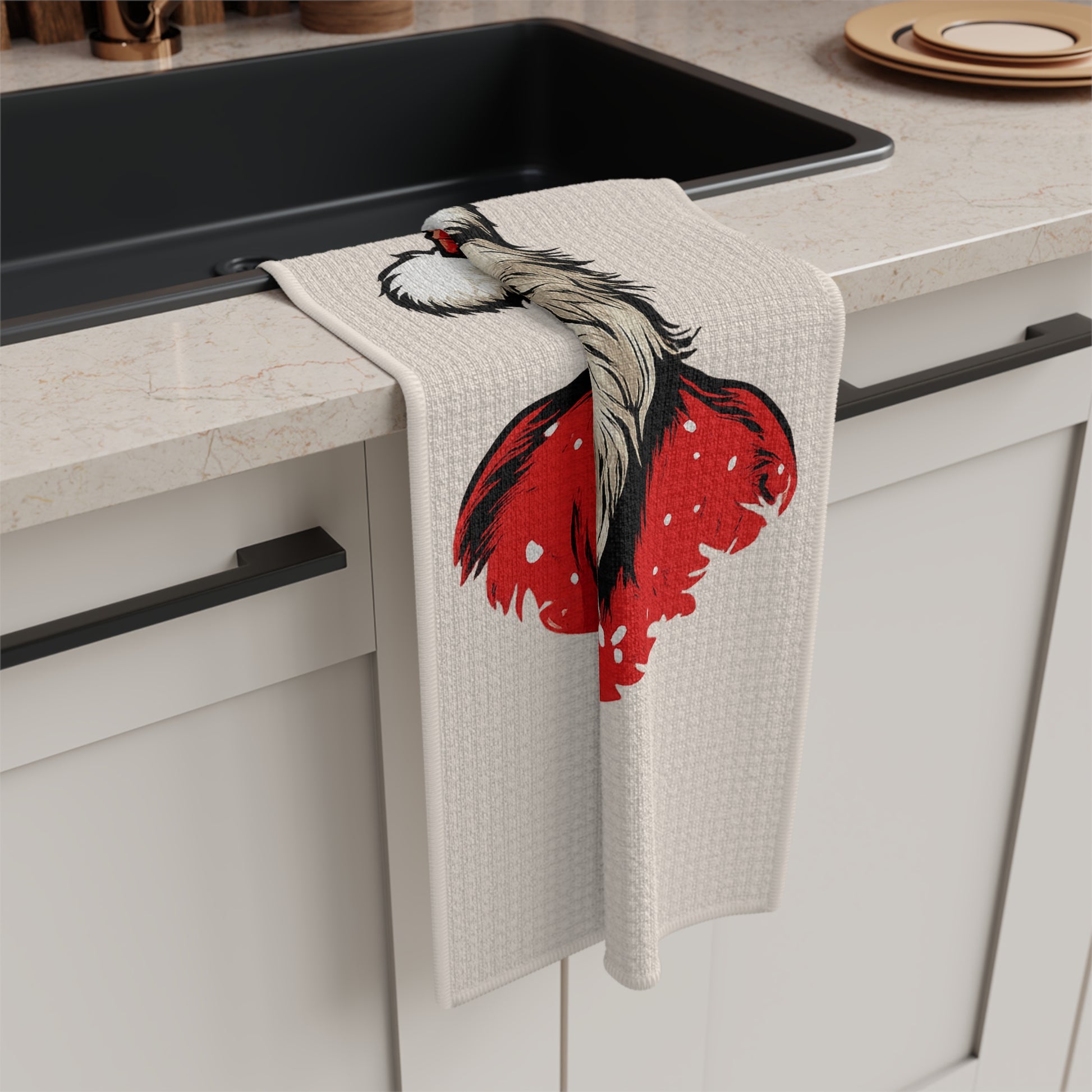 Santa Squatch – Microfiber Tea Towel