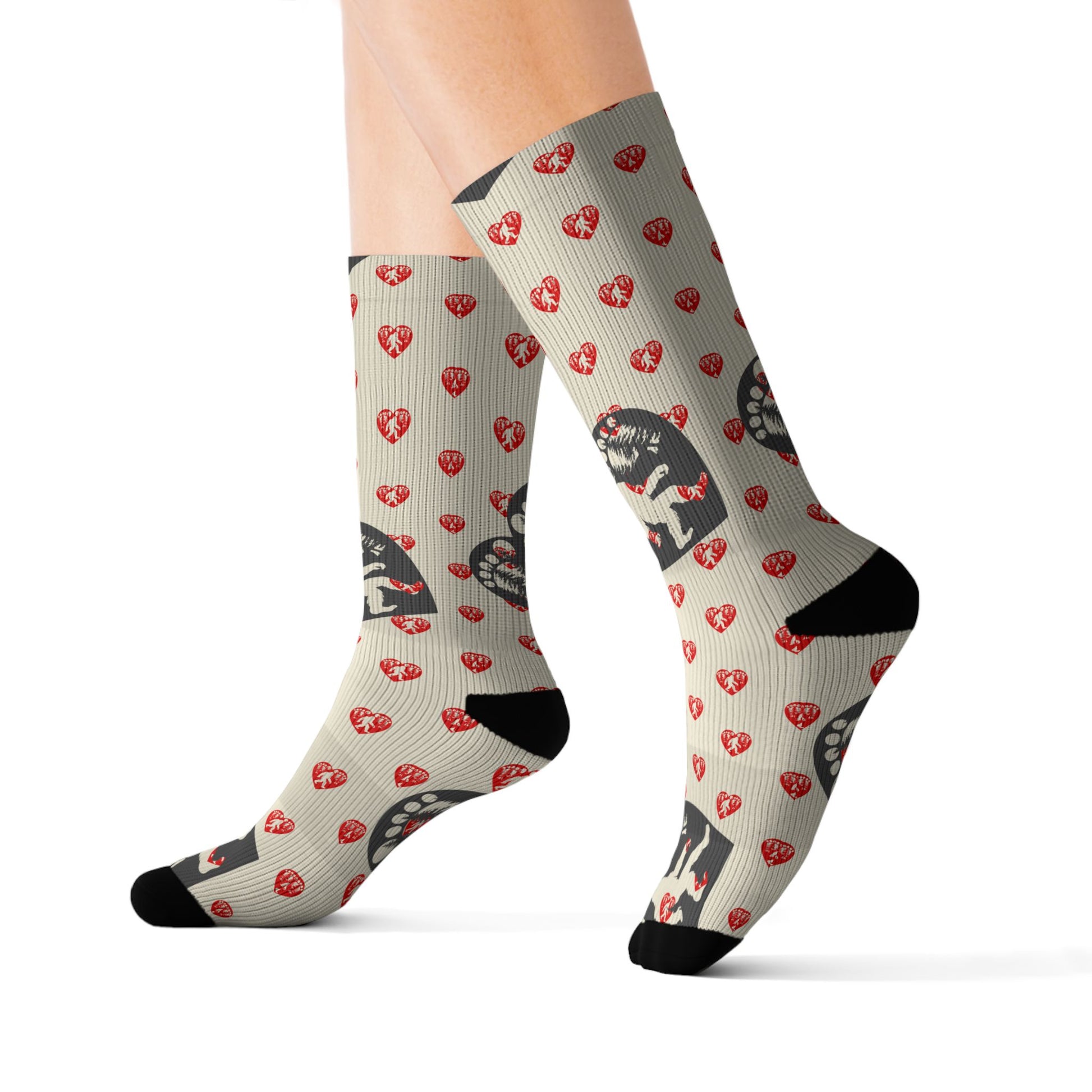 Heart of the Wild – Bigfoot Romance Crew Socks