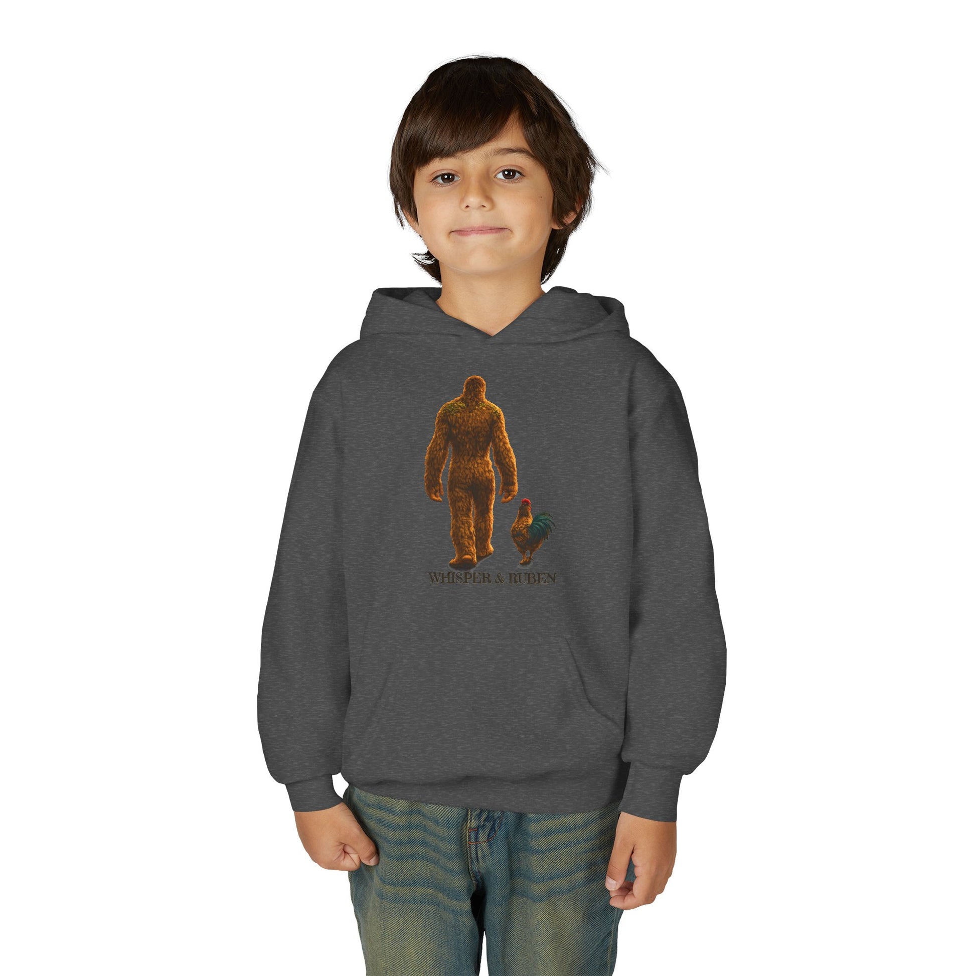 Whisper & Ruben Youth Heavy Blend Hooded Sweatshirt