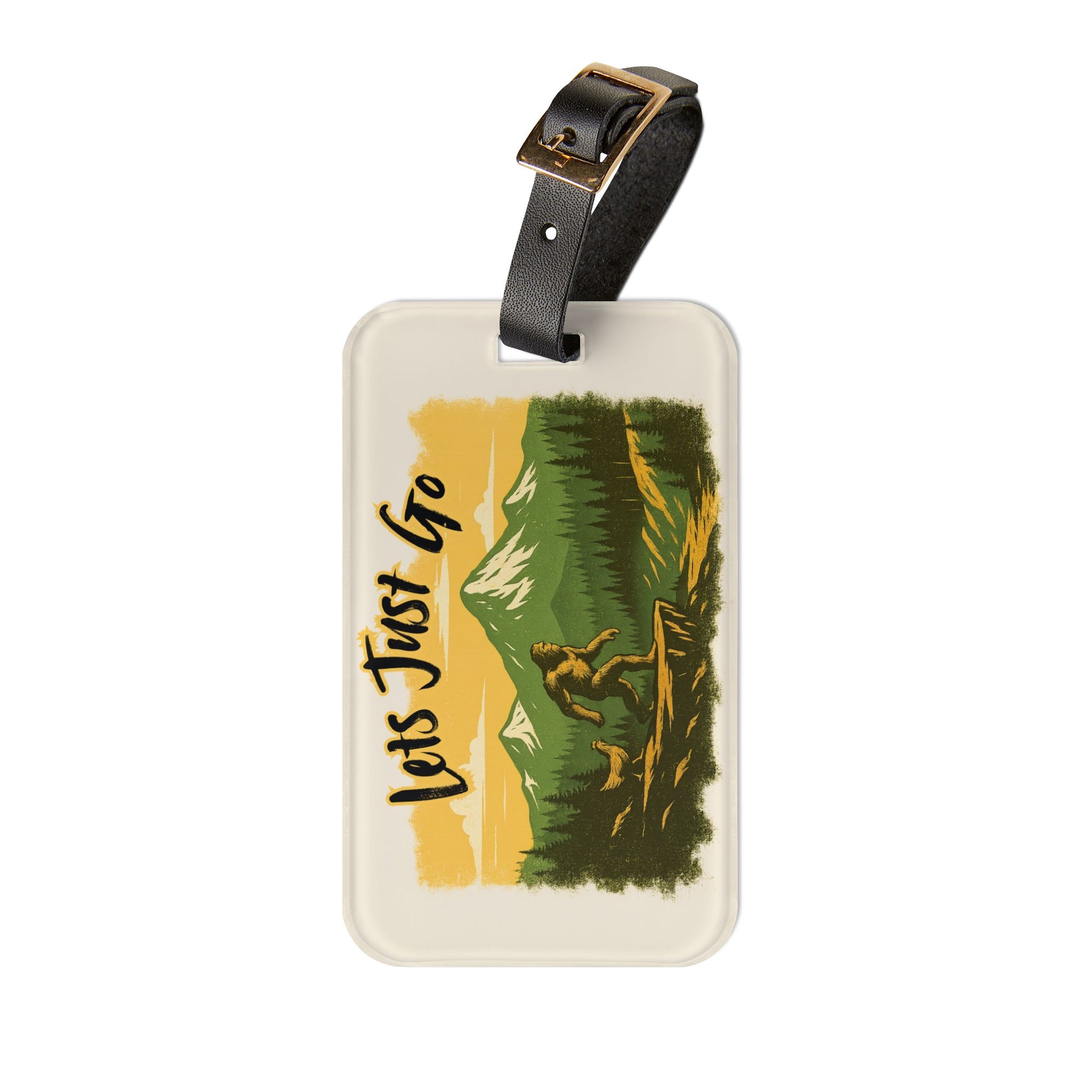 Let’s Just Go – Wander Wild Acrylic Luggage Tag