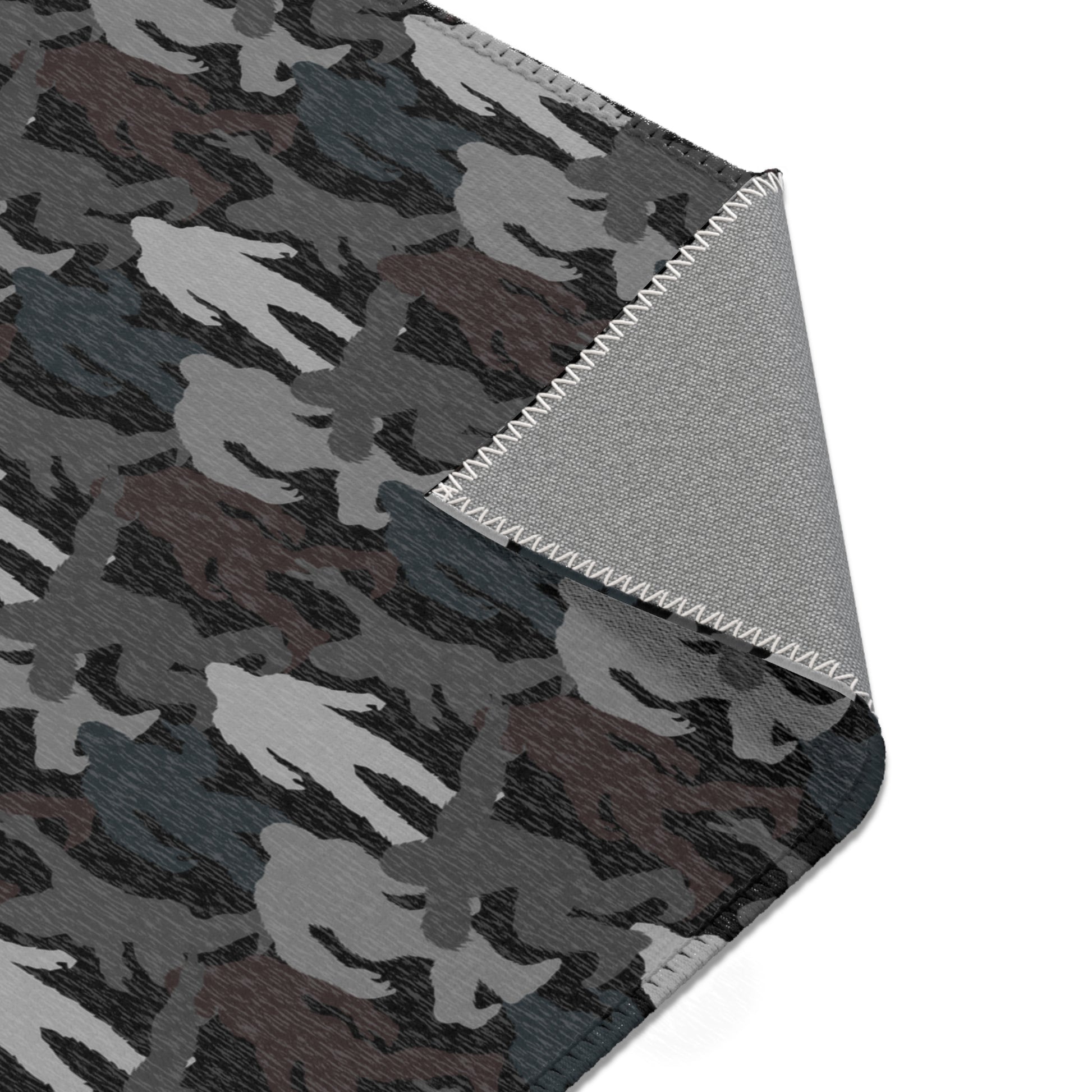 Shadow Stalker Camo – Woven Chenille Rug