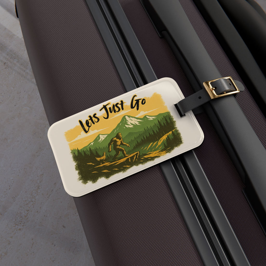 Let’s Just Go – Wander Wild Acrylic Luggage Tag