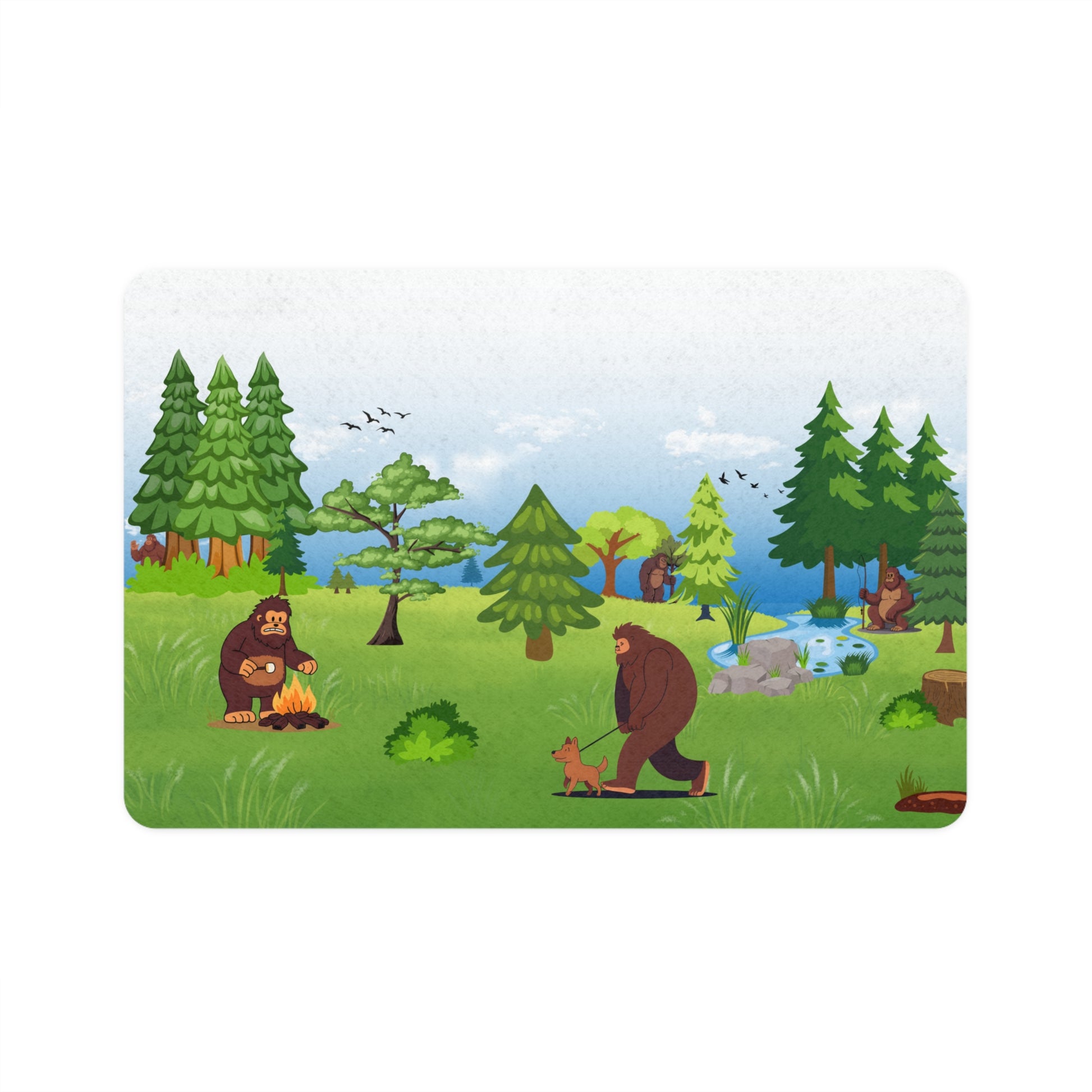 Bigfoot Adventure Pet Food Mat