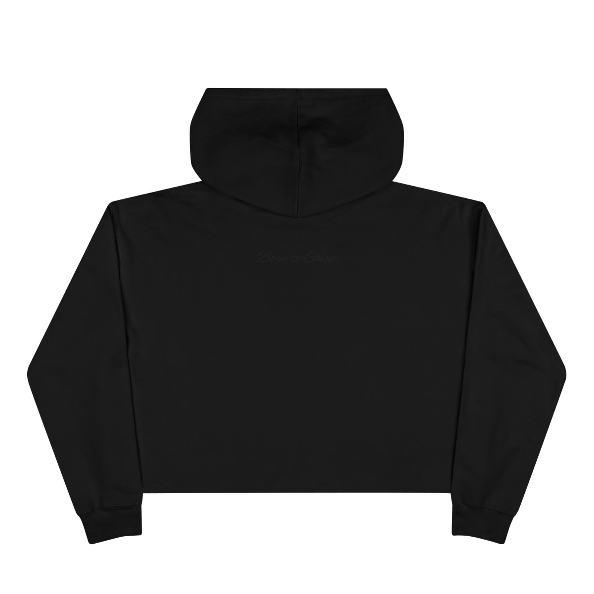 Born to Shine – Radiant Rooster Cropped Hoodie