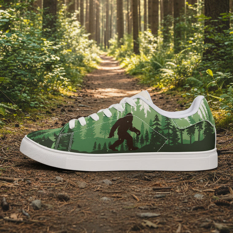 Woodland Walker Low-Top Leather Sneakers