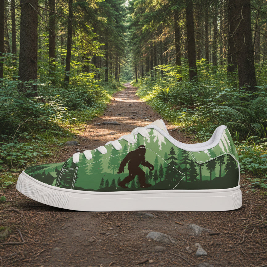 Woodland Walker Low-Top Leather Sneakers