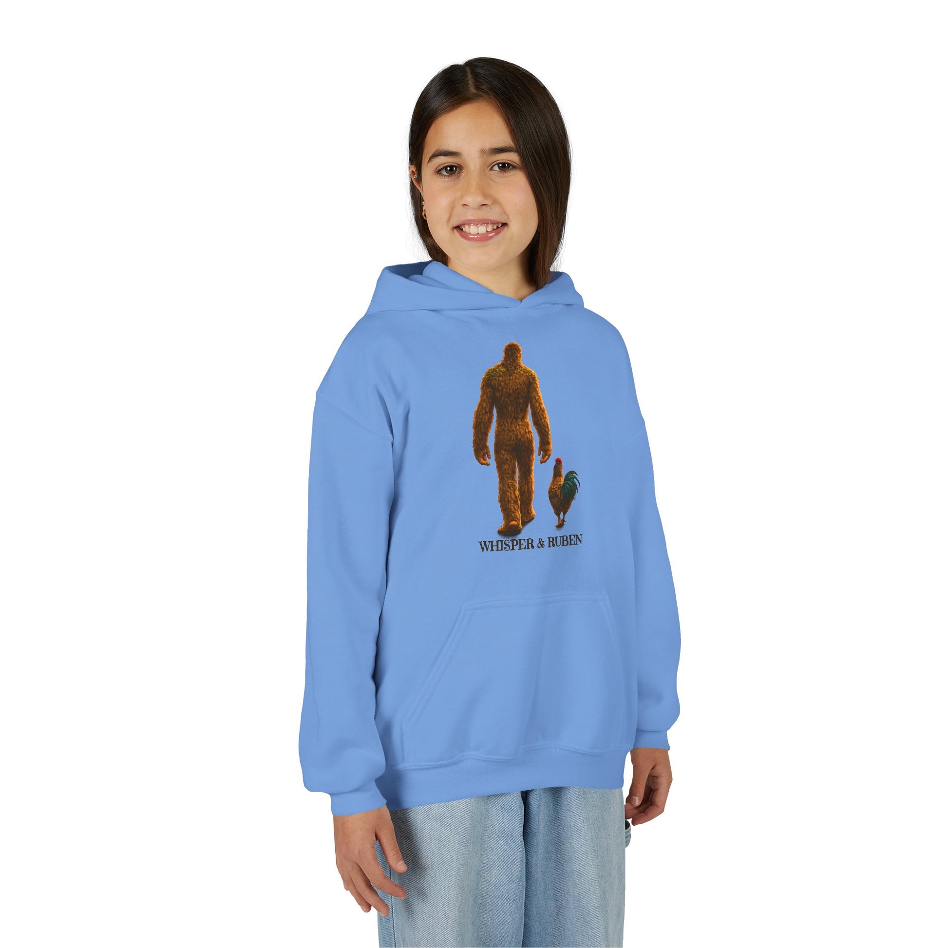 Whisper & Ruben Youth Heavy Blend Hooded Sweatshirt